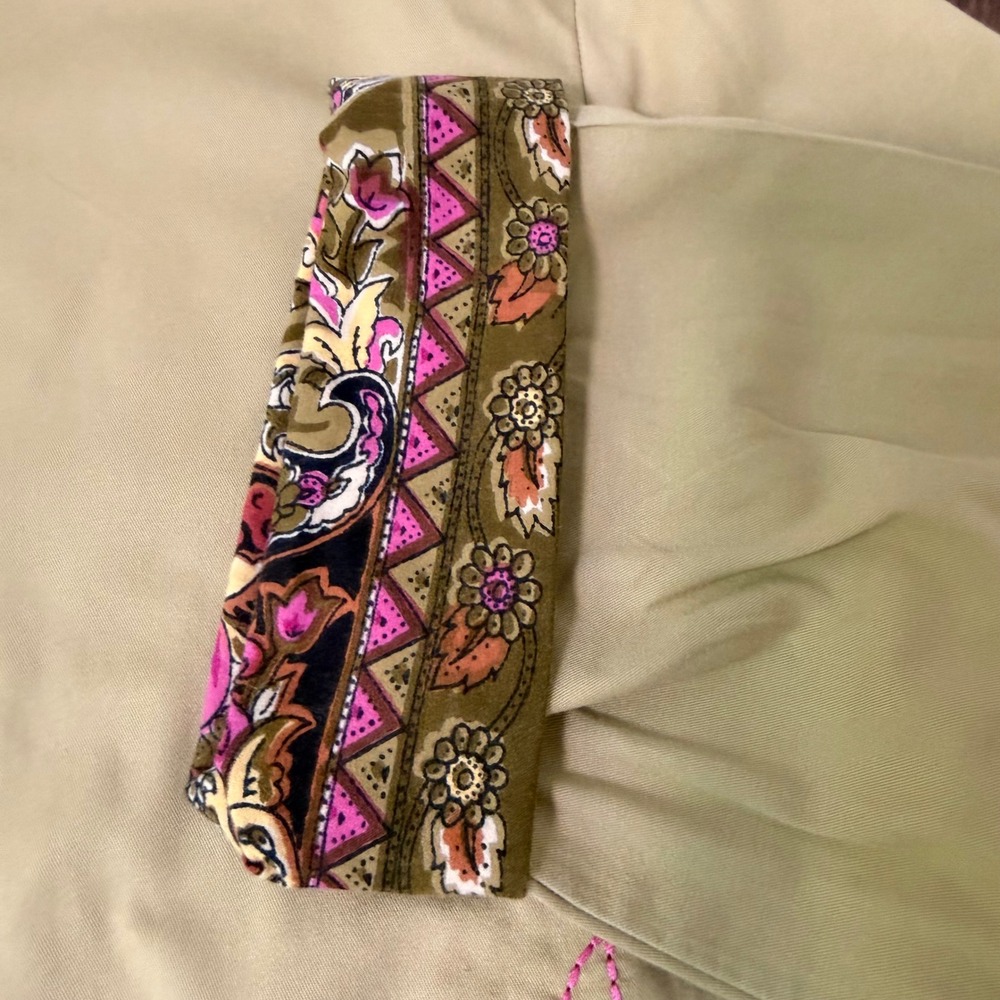 Ruby Rd Boho Floral Embroidered Artsy Cotton Twill Jacket (18) Paisley Cottage - Picture 3 of 16